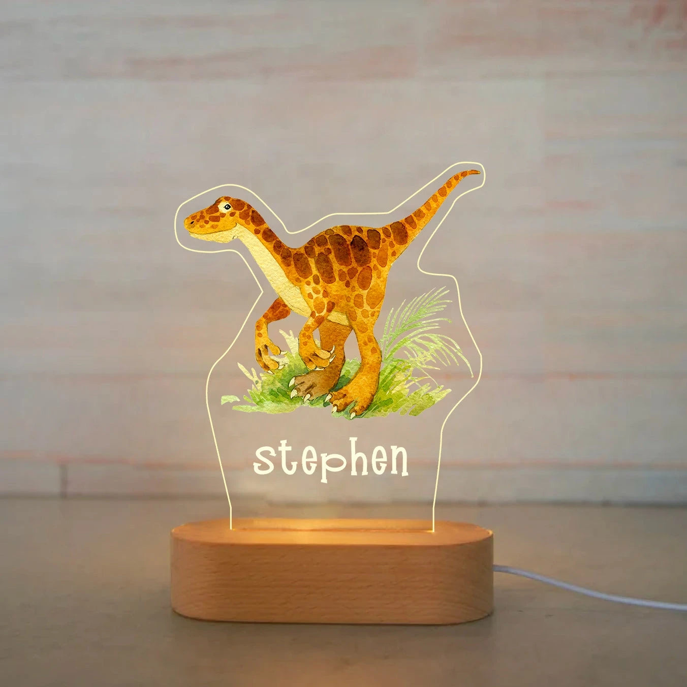 Personalized Children Animal Night Light